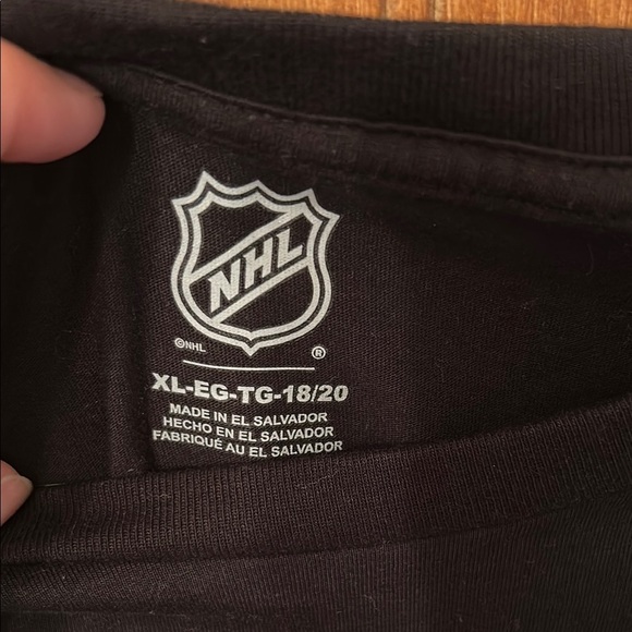 NHL Black and Yellow Short Sleeve Tee - Picture 2 of 4